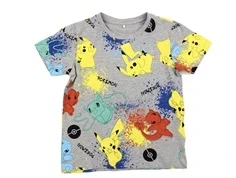 Name It grey melange Pokemon t-shirt